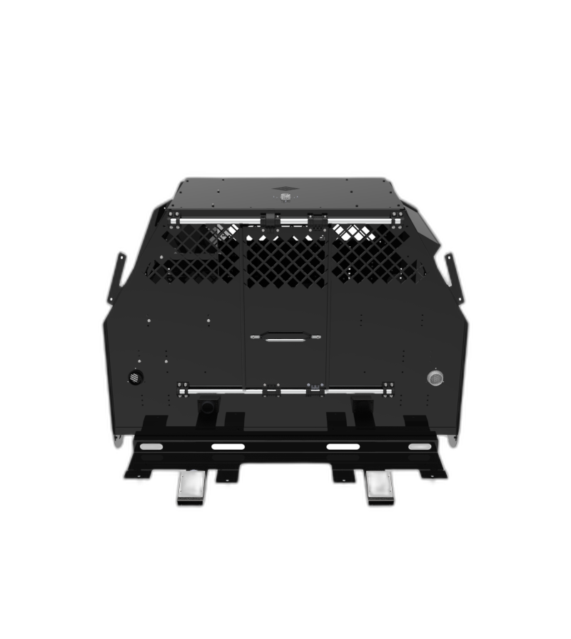 Standard K9 Transport System With Side Door Storage For 2017-2025 Ford F-Series – Black