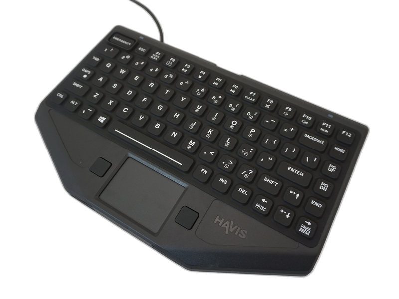 Havis Rugged Keyboard with Emergency Key