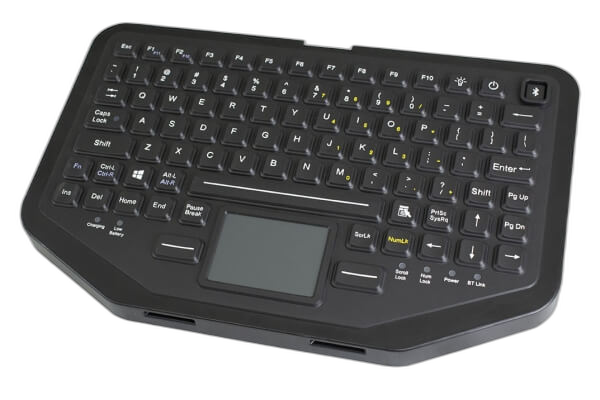 Bluetooth Wireless Illuminating Rugged Keyboard by Havis