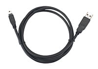4ft USB Cable, USB-Mini5B / USB-A Connectors for PocketJet, RuggedJet & TD 2 Printers