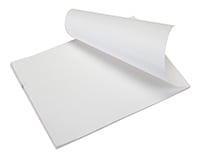 8.5in x 11in Letter Size White Premium Direct Thermal Paper, Fanfold (100 sheets)