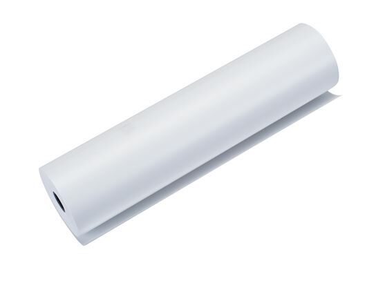 8.5in x 11in Letter Size Premium Direct Thermal Fast Dry Writeable / Fingerprintable with End of Roll Red Stripe Paper, Perforated Roll