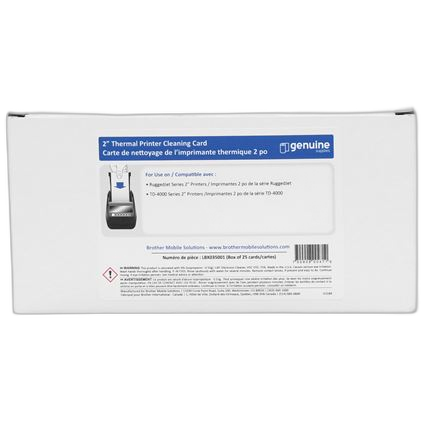 2in x 5in Thermal Print Cleaning Card