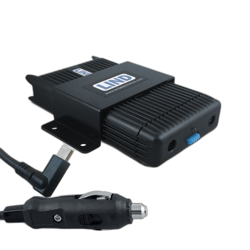 100W USBC Non-Isolated LIND DC Power Supply with a 90° Right Angle USB-C Connector