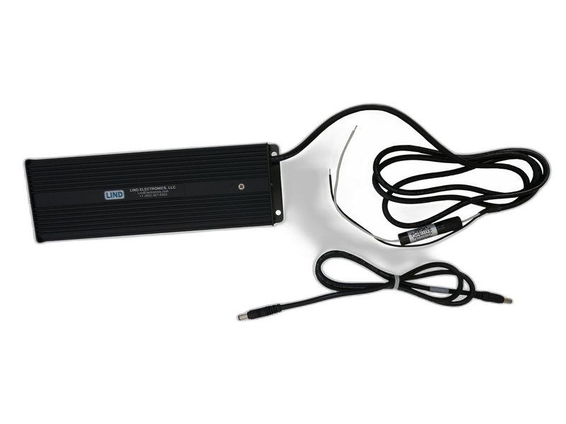 96W Isolated LIND DC Power Supply (20-60VIN) with a Straight 2.5×5.5mm Connector for DS-TAB-400 Series Docking Stations