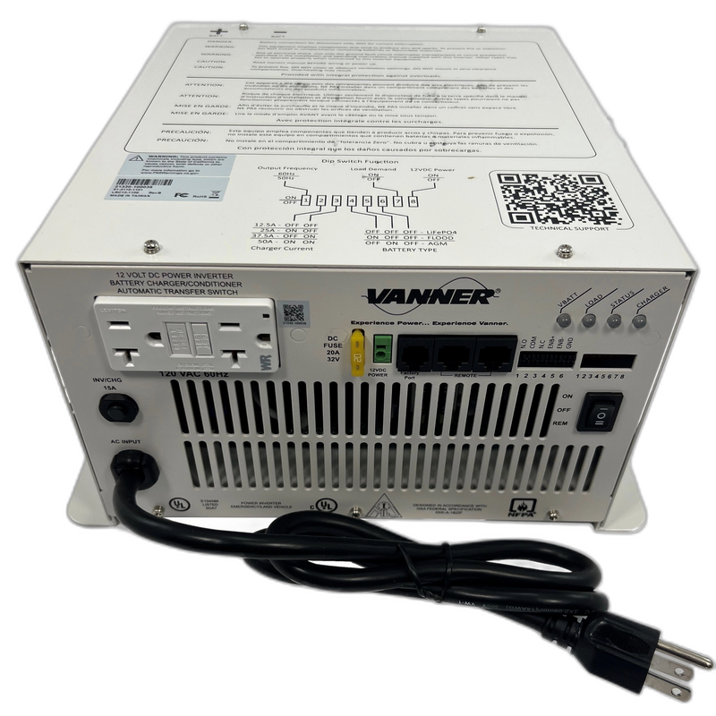 LSC Series LifeSine Wave Ambulance Power Inverter With 12Vdc Input & 1100W AC Output