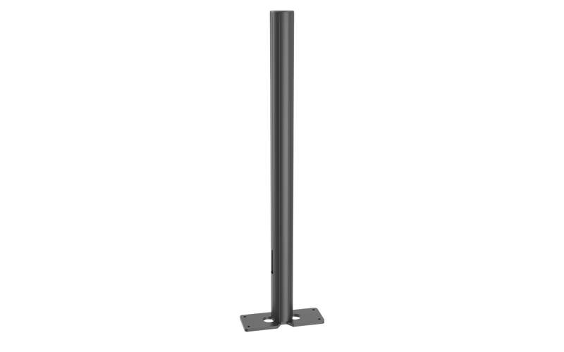 24″ Extruded Pole With Rectangular Base Plate