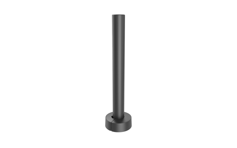 16″ Extruded Pole With Round Base Plate & Cover