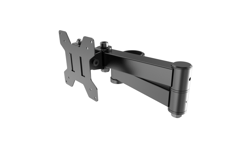 Monitor Mount on 16″ Long Folding Extension Arm