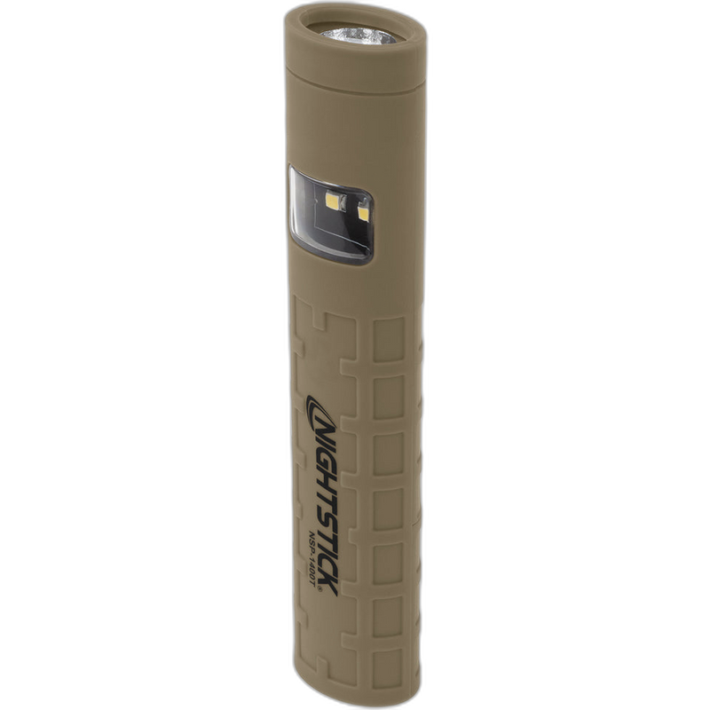 NSP-1400T: Dual-Switch Dual-Light Flashlight - 2 AAA