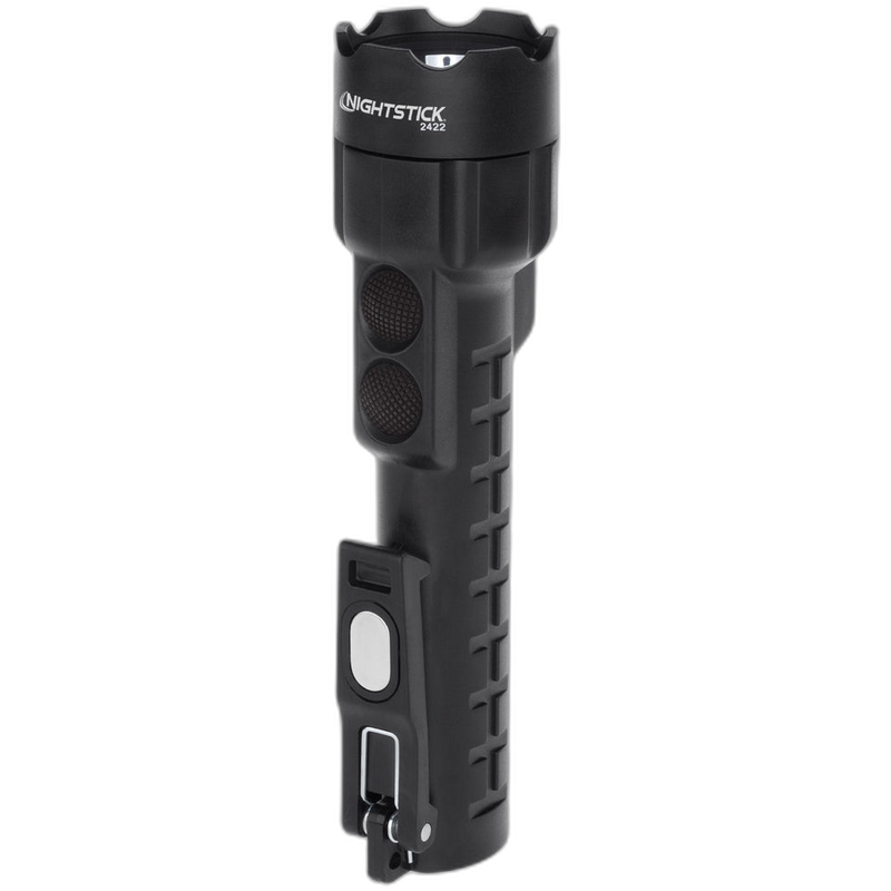 NSP-2422B: Dual-Light Flashlight w/Dual Magnets