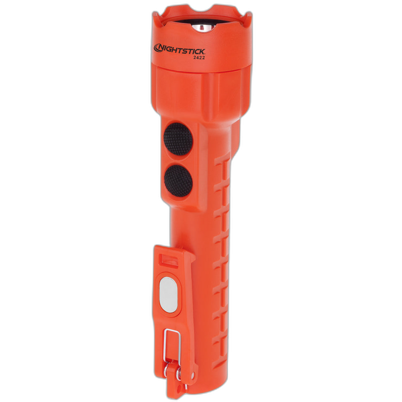 NSP-2422R: Dual-Light Flashlight w/Dual Magnets
