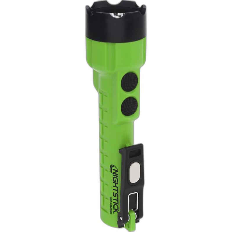 NSP-2424GMX: Dual-Light Flashlight w/Dual Magnets - 3 AA