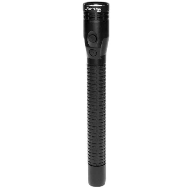 NSR-9744XL: Metal Full-Size Dual-Light Rechargeable Flashlight