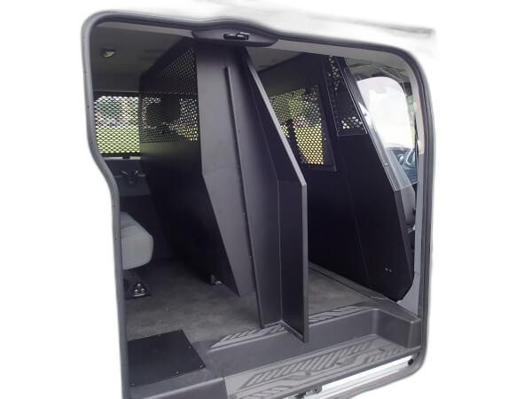 Middle partition for 2015-2025 Ford Transit window van with Low Roof and side swing out or sliding doors