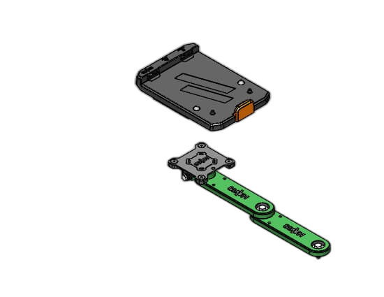 Package – Swivel Arm & Keyboard Mounts With 6″ Base, 6″ Extension