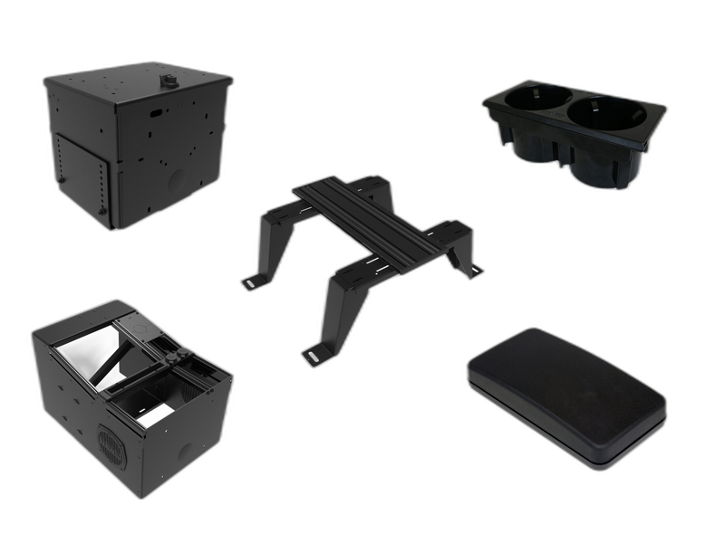 Work Truck Console Package for 2004-2025 International 4300/7300 Bucket Seat