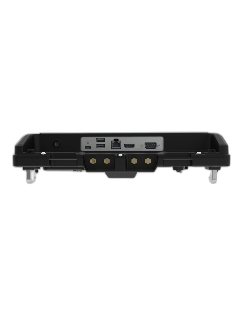 Package – Docking Station for Getac V120 with Advanced Port Replication & Quad Pass-Thru Antenna Connections, Getac Power Supply & Screen Support