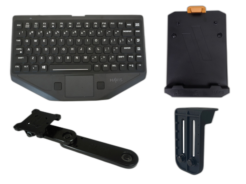 Premium Package – Rugged Keyboard With Mount (No Emergency Key)