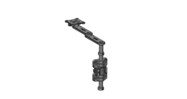 Package – Swivel Arm & Side Pole Mounts With 6″ Base, 6″ Extension