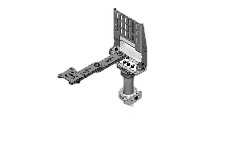 Standard Tablet Pedestal Mount Package For 1997-2025 Ford E-Series Van