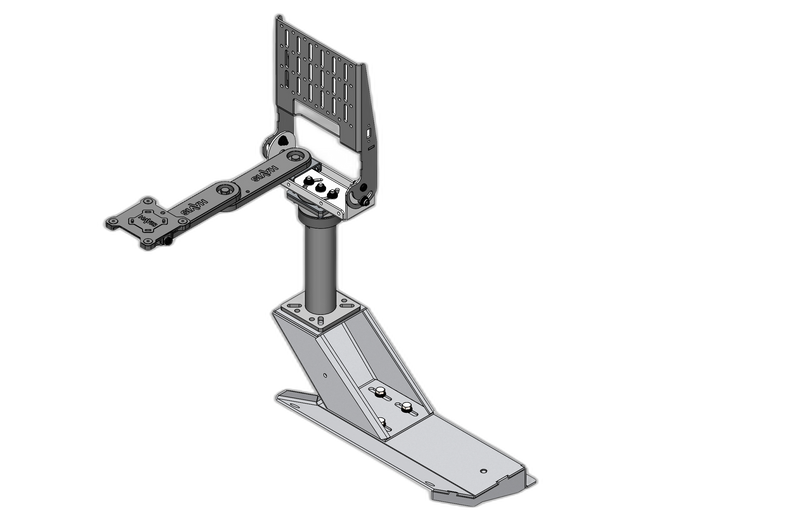 Standard Tablet Pedestal Mount Package for 1999-2016 Ford F-250 – F-550 & 2011-2025 F-650, F-750 Chassis Cab
