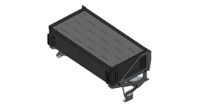Basic Single Medium Drawer Package for 2020-2025 Ford Interceptor Utility with Havis K9-XL or K9-PT