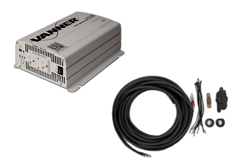 TS Series Total System TruSine™ Inverter, 12VDC Input & 400W AC Output with Wire Harness Medium