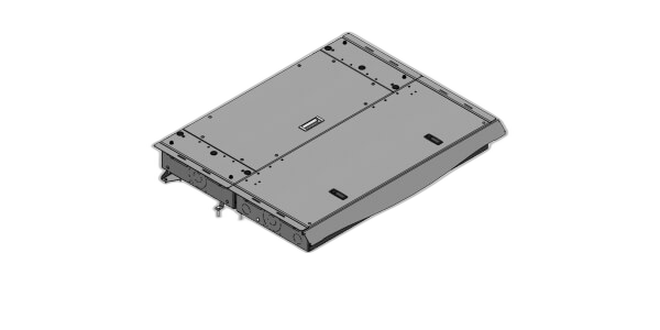 Forward & Rearward Trunk Tray Box Combo for 2021-2025 Chevrolet Tahoe with Havis K9-XL or K9-PT