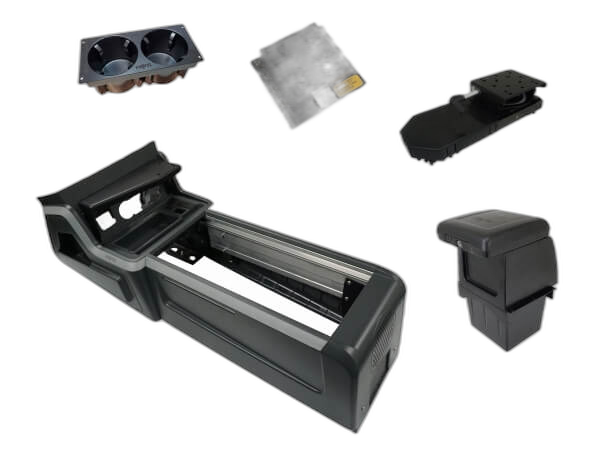 Package – VSX Console with Front PocketJet 6 & 7 Printer Mount for Laptop Docking Stations for 2020-2025 Ford Interceptor Utility