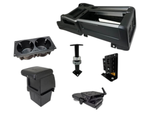 Package – Wide VSX Console with Front Printer Mount for Laptop Docking Stations for 2021-2024 Chevrolet Tahoe PPV & SSV
