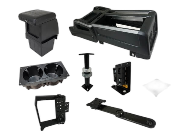 Package – Wide VSX Console with Front Printer Mount for Tablet Docking Stations for 2021-2024 Chevrolet Tahoe PPV & SSV