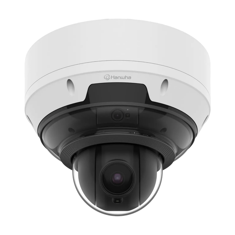 PNM-C19183RVTP - 3CH + PTZ, AI, IR Multi directional outdoor camera / 5MP x 3CH + 4MP 18x PTZ