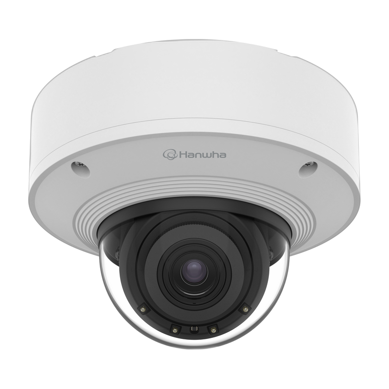 PNV-A9081RLP - 4K IR Vandal Dome  AI camera with Wisenet Road AI