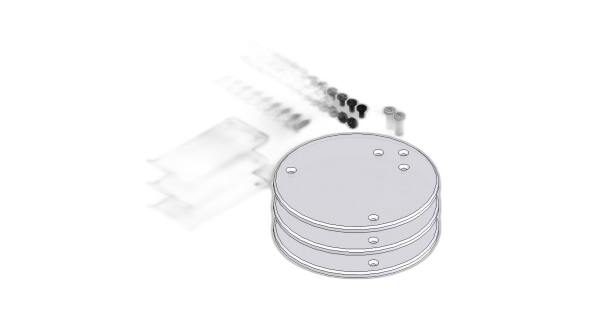 Prisoner transport clear protective guard and Mount bracket kit for customer supplied camera system