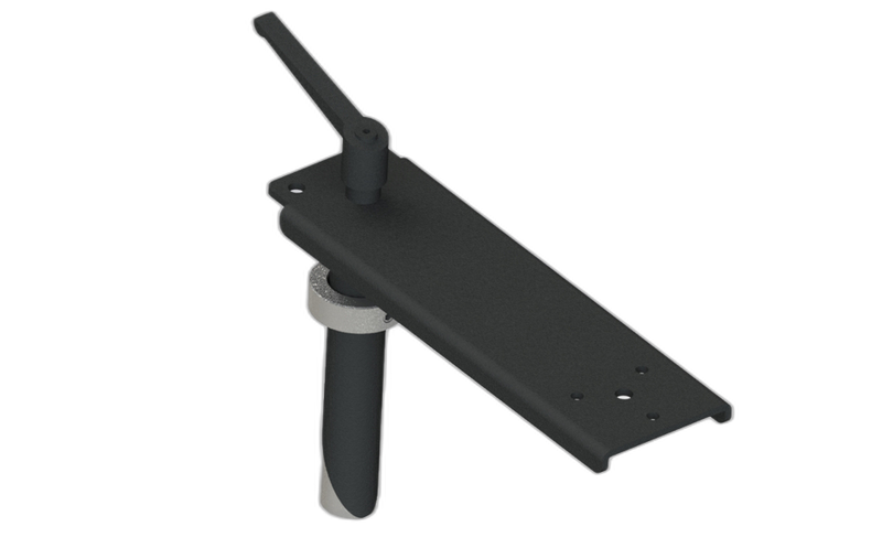 Quick-Adjustable Upper Pole (12″ depth with height adjustments from 2.18″ to 5.76″)