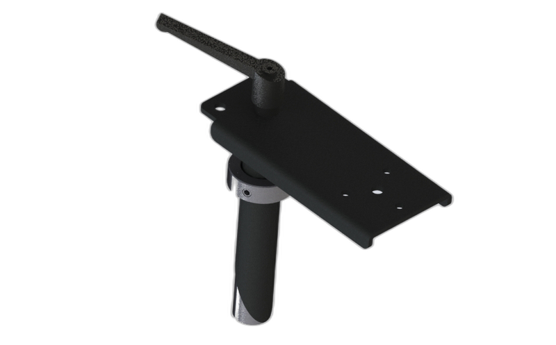 Quick-Adjustable Upper Pole (8″ depth with height adjustments from 2.18″ to 5.76″)