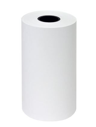 4.375in Bright White Economy Direct Thermal Receipt Paper Continuous Roll