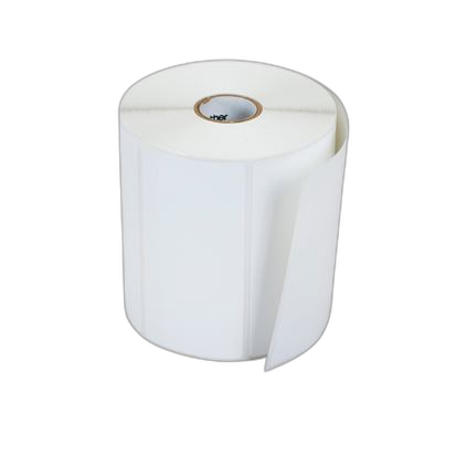 4in x 2in White Standard Direct Thermal Labels, Die-Cut Roll