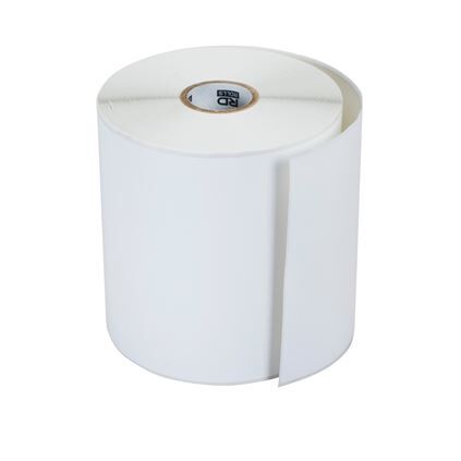 2.25in x 8in White Weatherproof Direct Thermal Receipt Paper, Perforated Roll