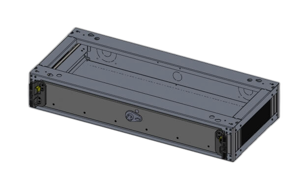 Medium Height Wide Storage Drawer with Push-Button Combination Lock