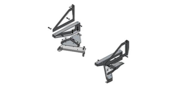 Storage Drawer Mount for 2020-2025 Ford Interceptor Utility with Havis K9-XL