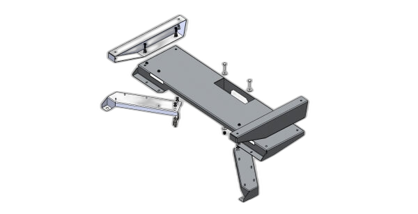Modular Storage Drawer Mount for 2020-2025 Ford Interceptor Utility
