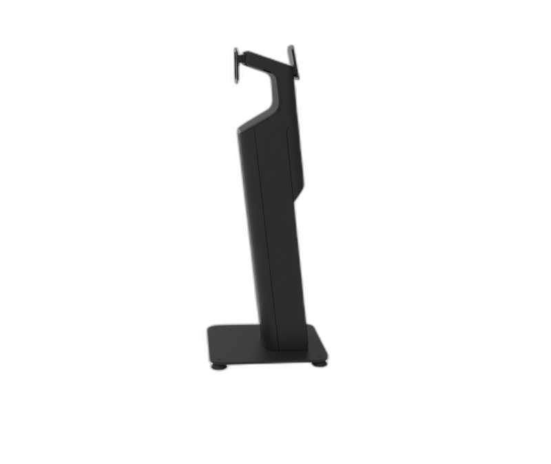 Self-Checkout Dual Display Mount With Pedestal Base