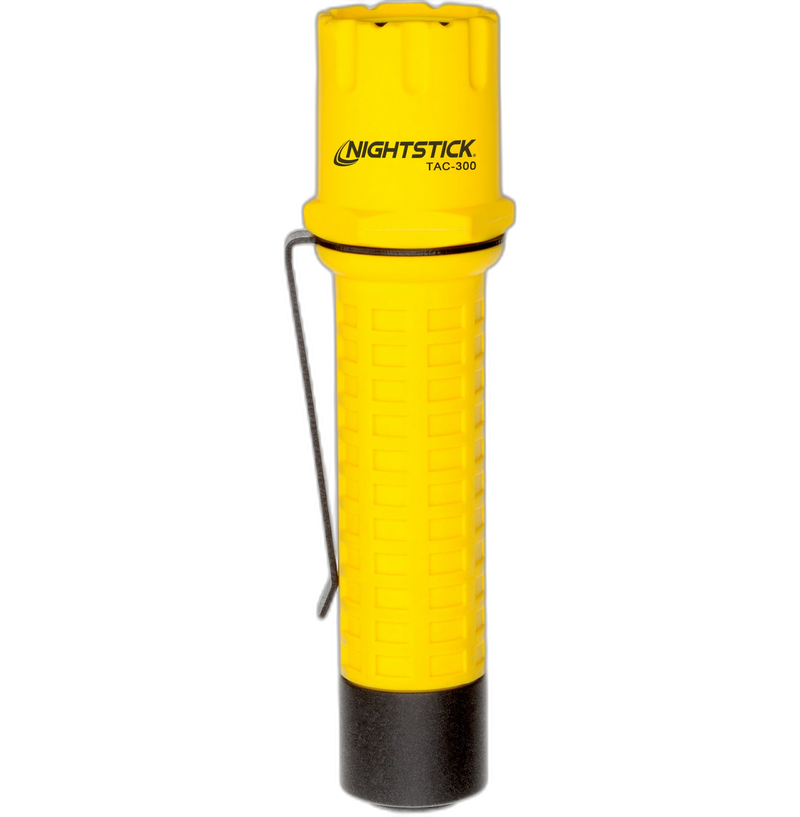 TAC-300Y: Polymer Tactical Flashlight - 2 CR123