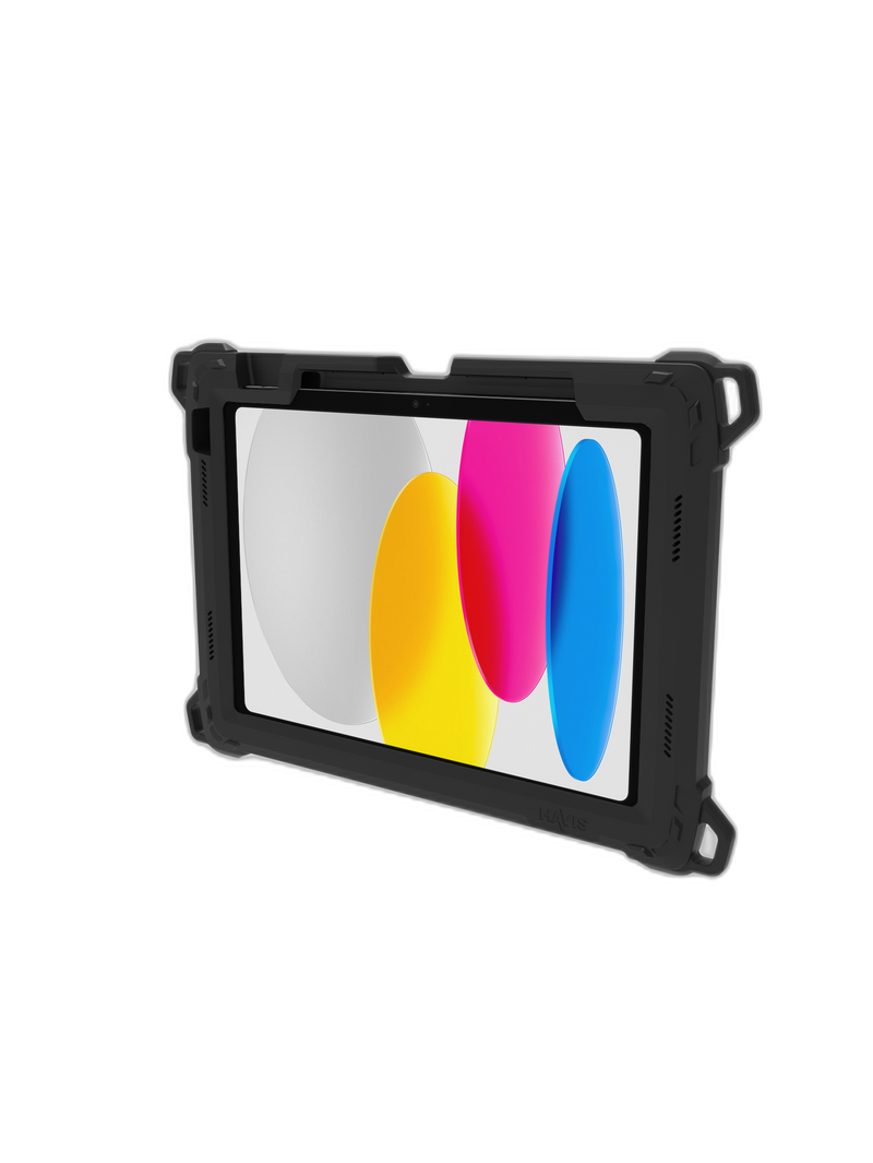 Havis Rugged Tablet Case for Apple iPad (10th Gen) & iPad A16 with Touch ID Accommodation