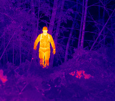 Find the heat a flashlight would miss