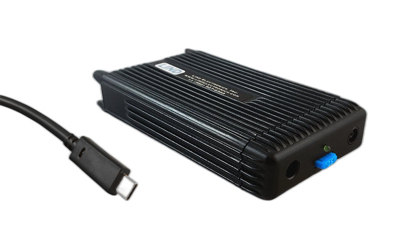 LIND Power Adapter: Input 11-16VDC Bare Wire – Output 100W USB-C Straight 72″