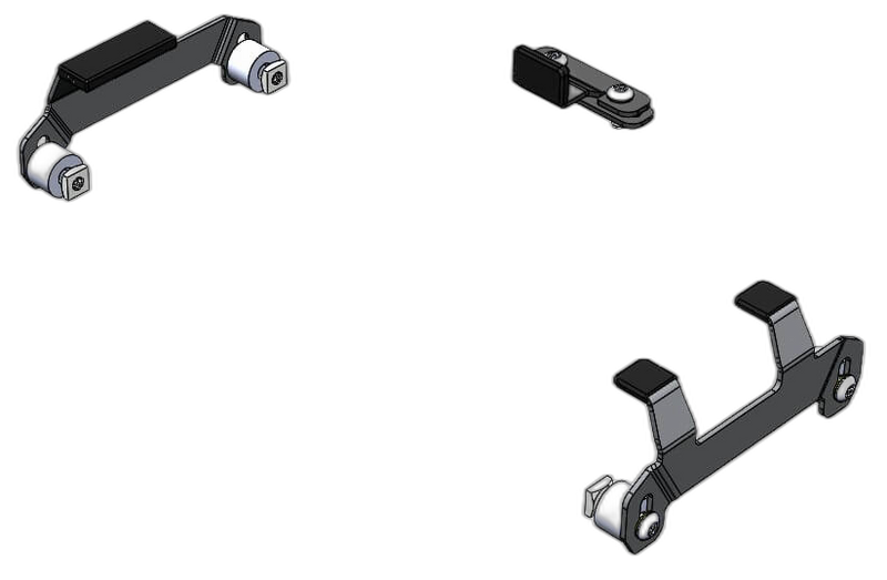 Adaptor Lug Kit to Secure Zebra 10″ ET4X Tablet In Universal Rugged Cradle UT-2000 Series
