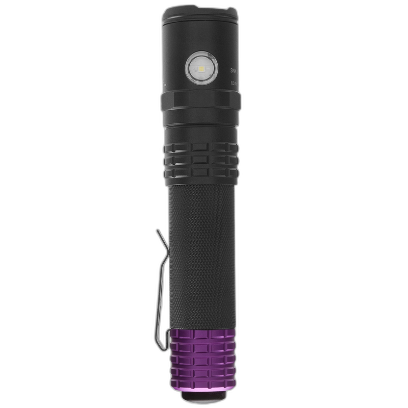 UVR-588XL: USB Rechargeable UV Flashlight - Black